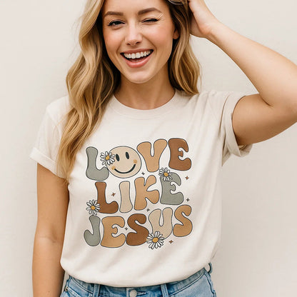 Love Like Jesus Retro T-Shirt