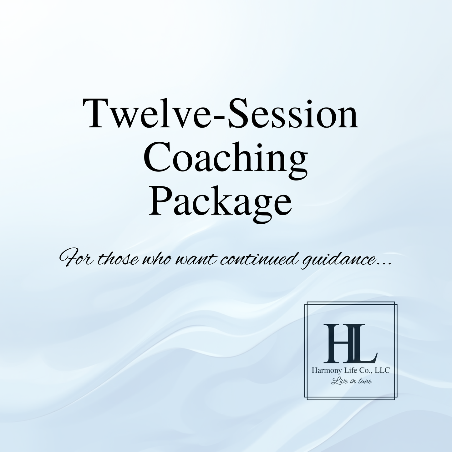 Twelve Session Coaching Package